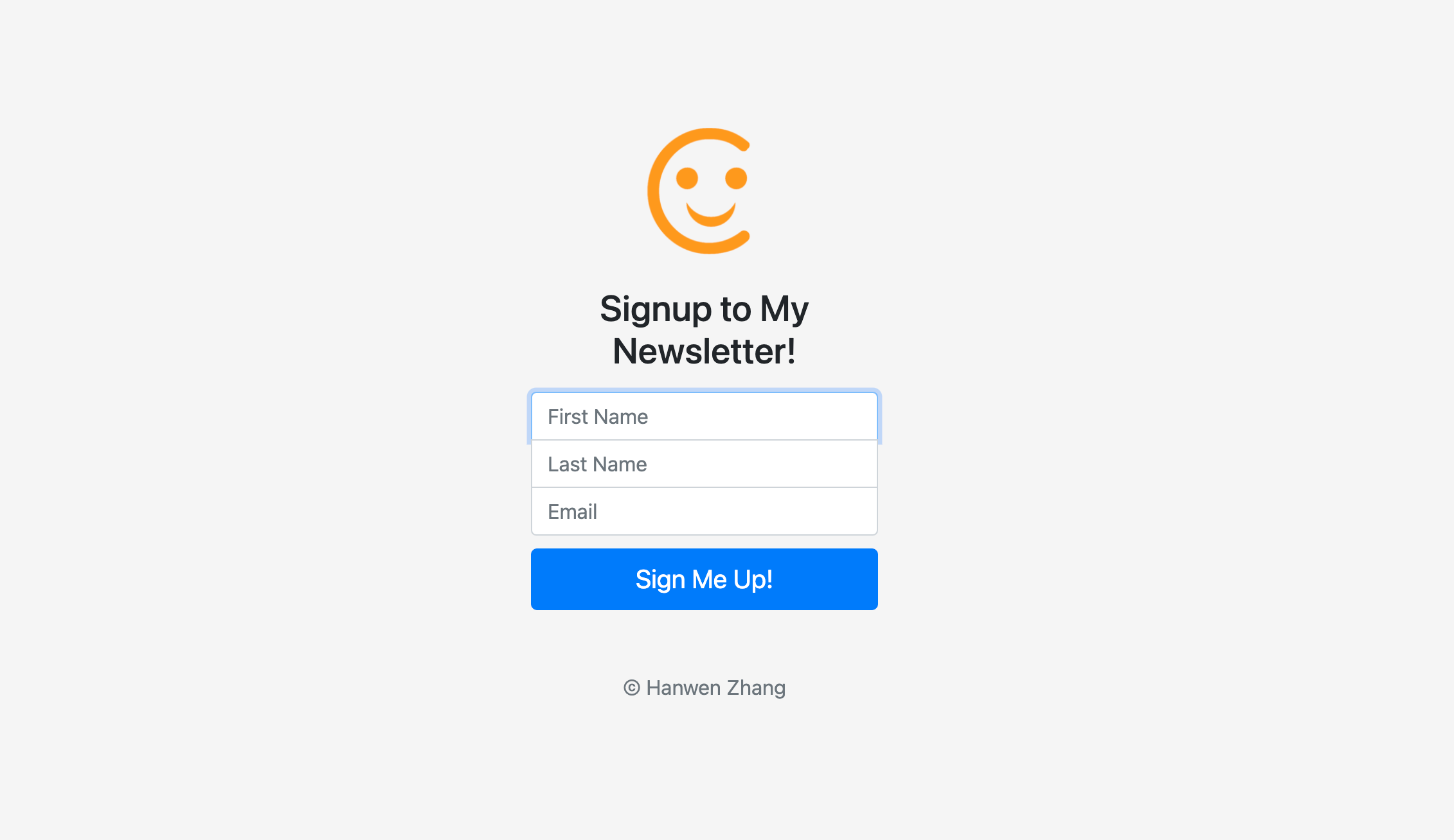 Newsletter Signup